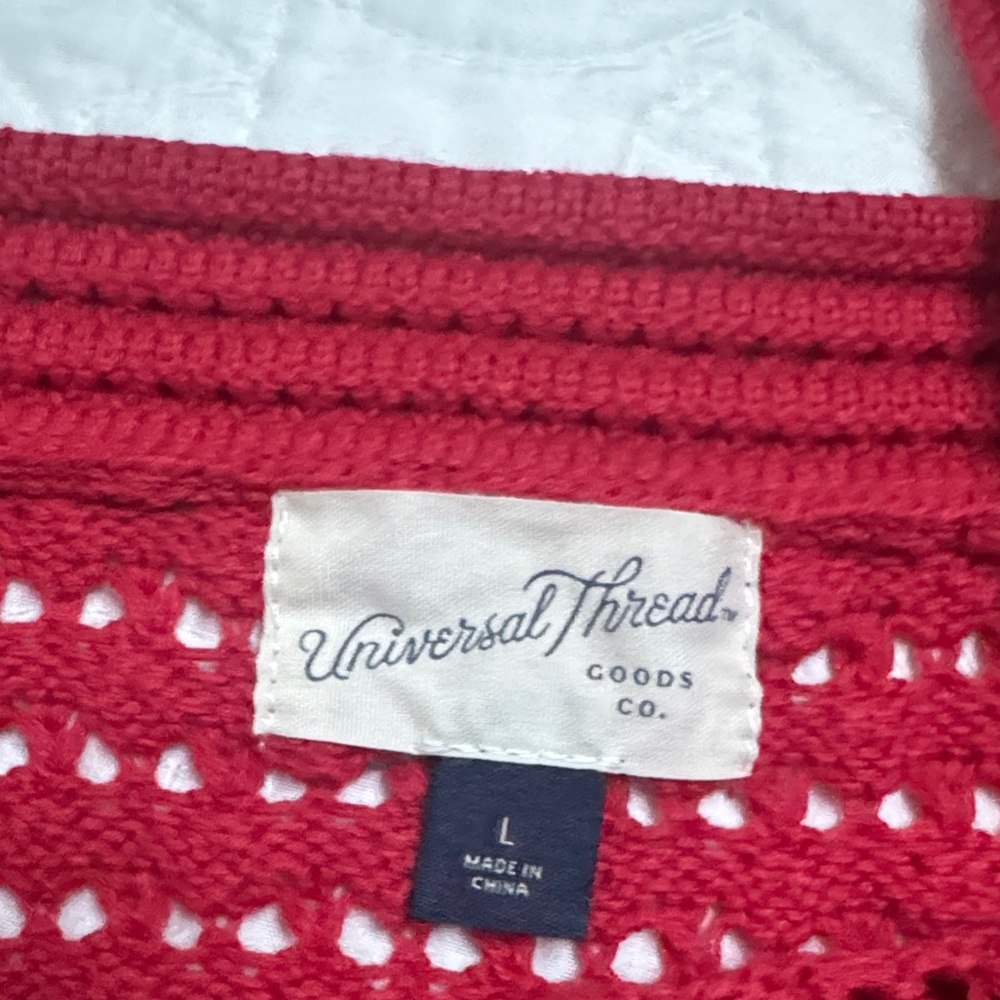 Universal Thread Red Knit Tank Top - Picture 2 of 5